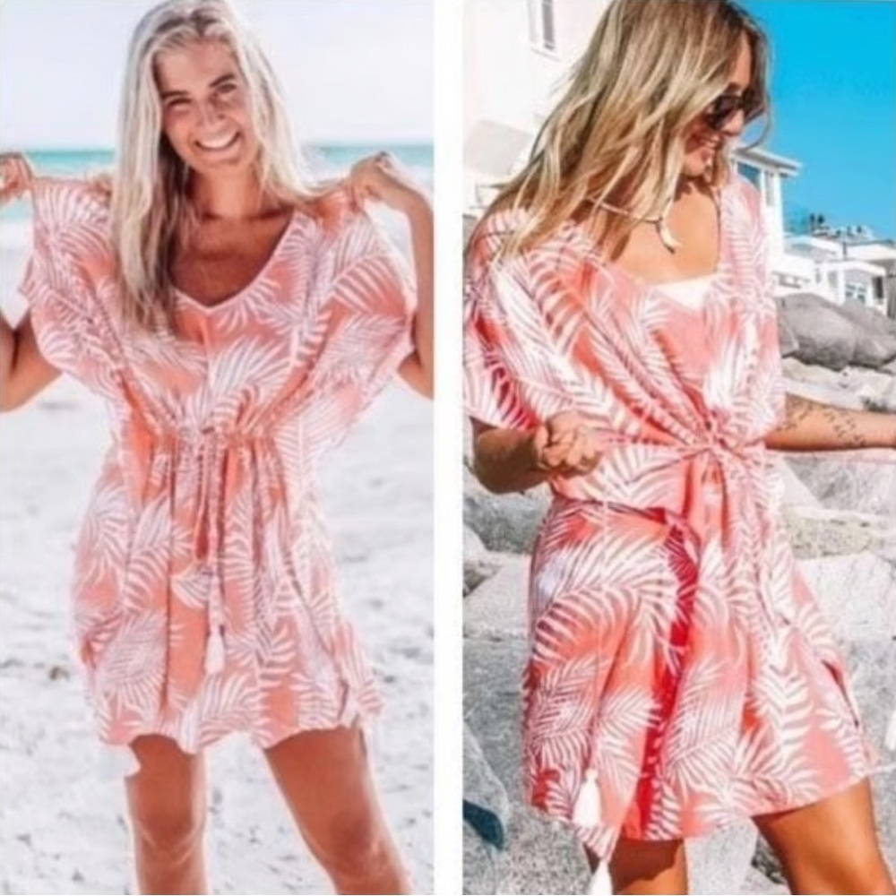 🎉HOST PICK🎉Cleobella | Dreamy Sunset Palm Print Cover Up